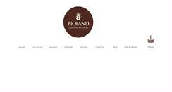 Desktop Screenshot of bioland.it